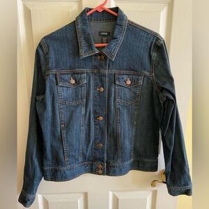 Jacket Blue Jean Womens Izod Denim Jacket
